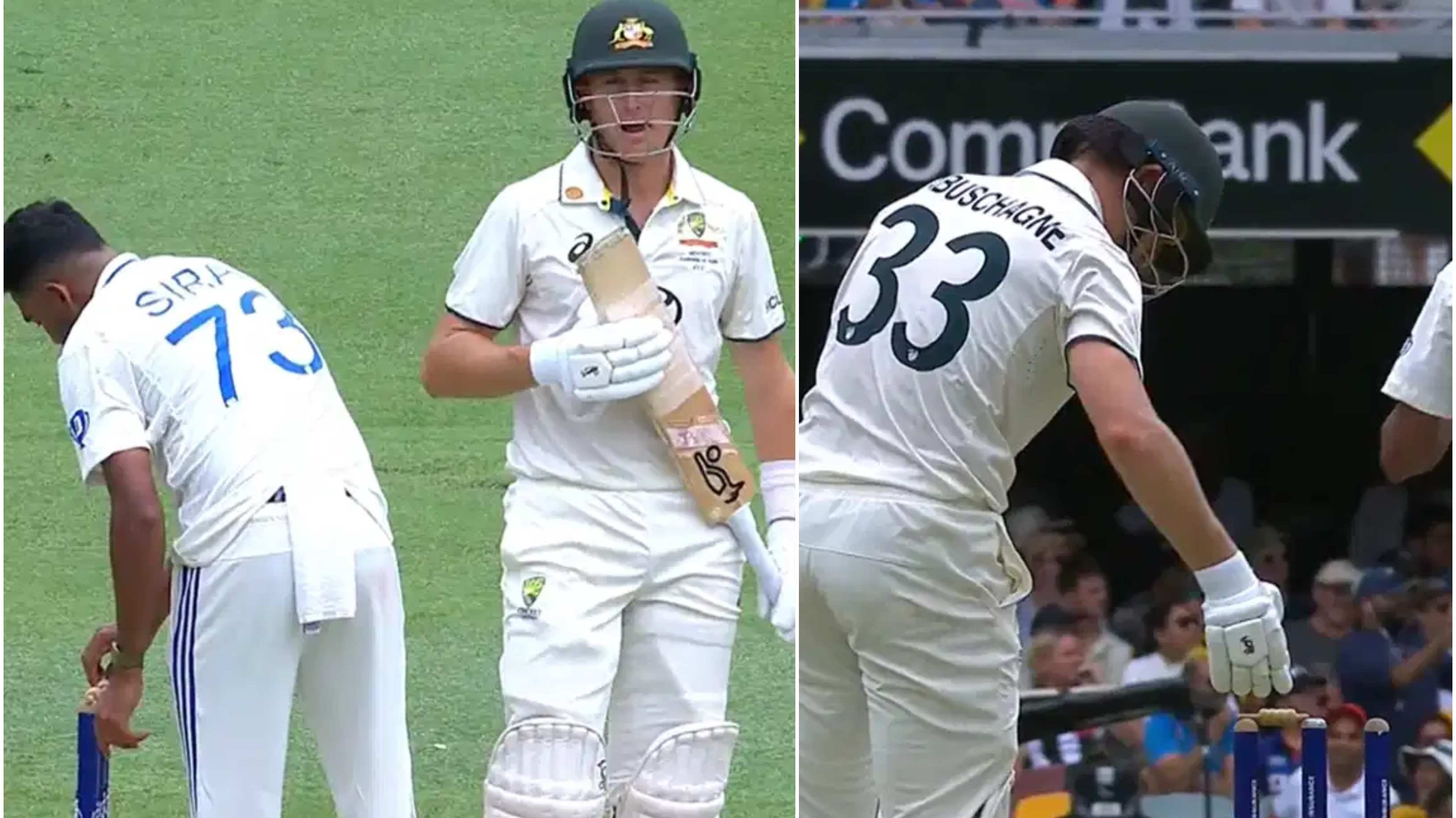 BGT 2024: WATCH - Mohammed Siraj’s bail switch act leads to Marnus Labuschagne's dismissal in 3rd Test