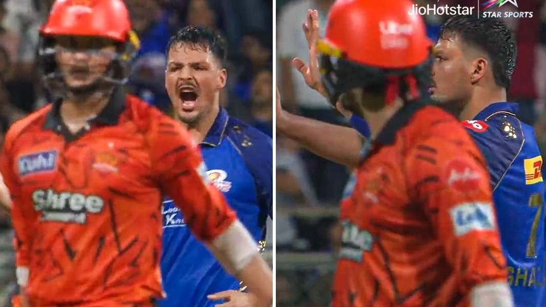 IPL 2026: WATCH- Allah Ghazanfar dismisses Abhishek Sharma; gives fiery sendoff as batter stares at him