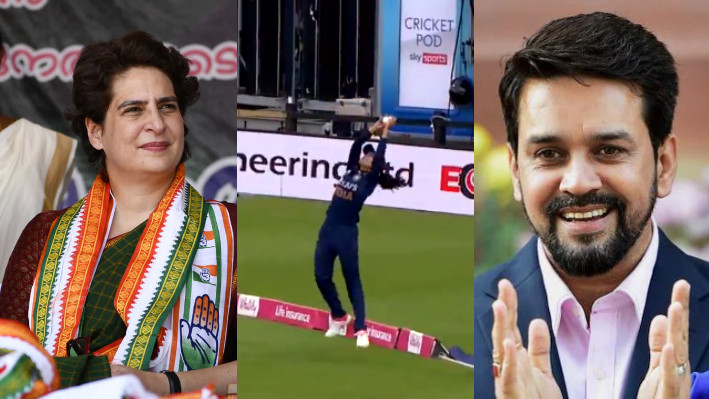ENGW v INDW 2021: Indian Politicians react to Harleen Deol's jaw dropping catch 