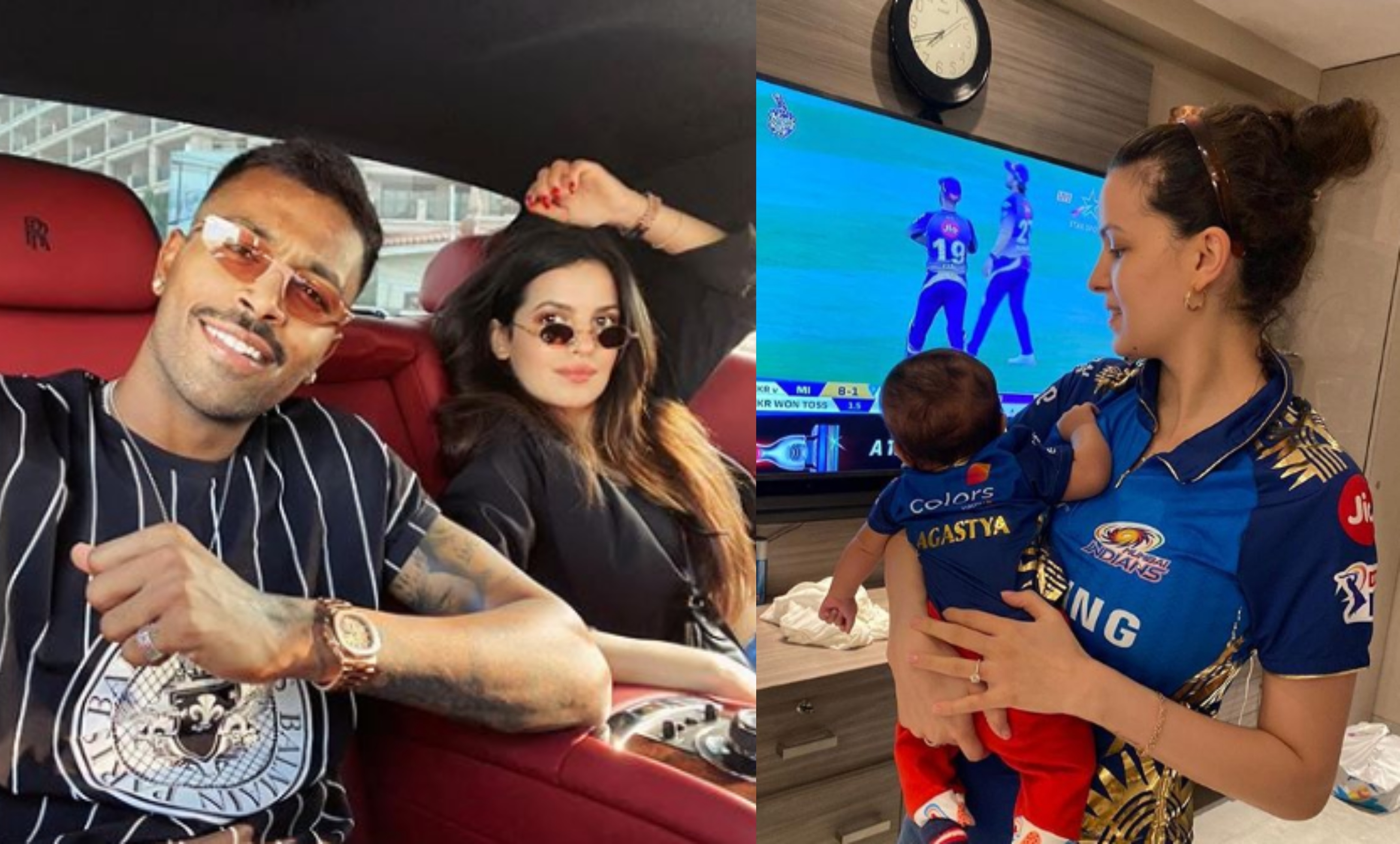 Agastya was recently seen cheering for his daddy Hardik Pandya back home | Instagram  