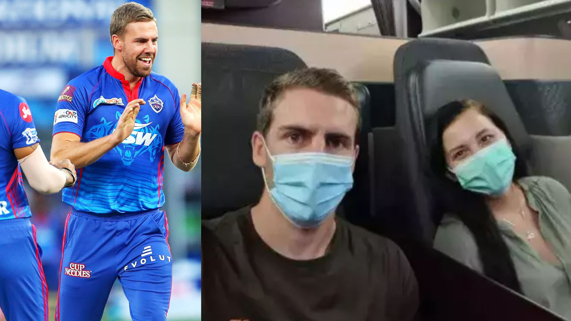 IPL 2022: Anrich Nortje lands in Mumbai to join Delhi Capitals; DC fans rejoice at his arrival