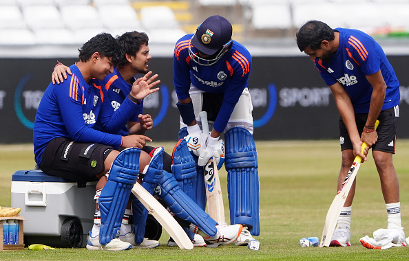 Indian team at practice ahead of first T20I in England | Getty