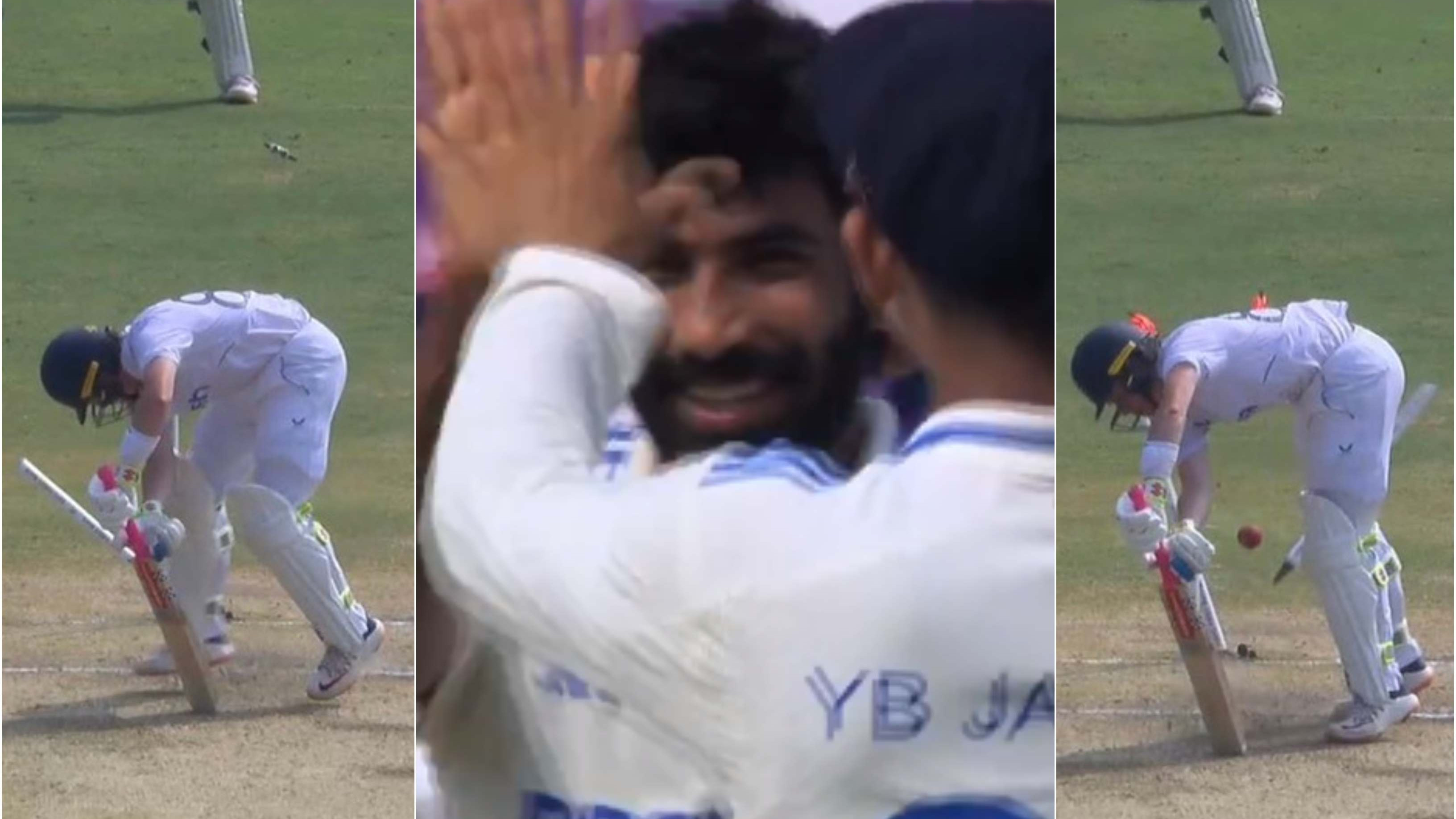 IND v ENG 2024: WATCH - Jasprit Bumrah cleans up Ollie Pope with a remarkable in-swinging yorker