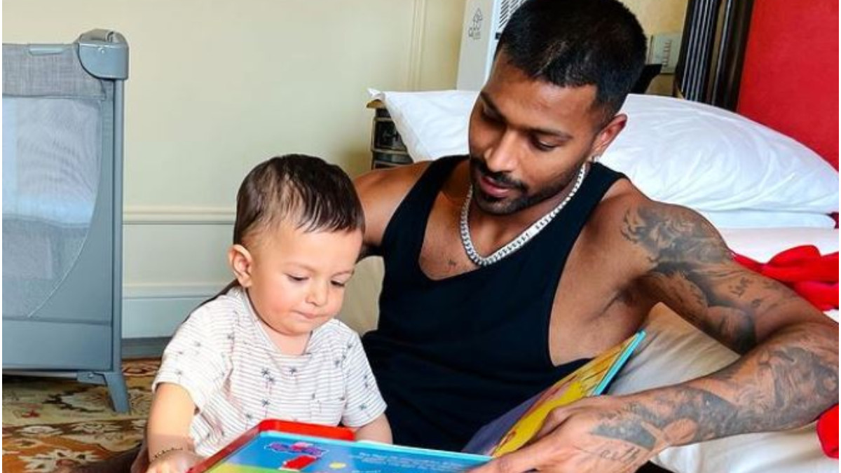 Hardik Pandya 'creating memories for life' with son Agastya; posts photo on Instagram