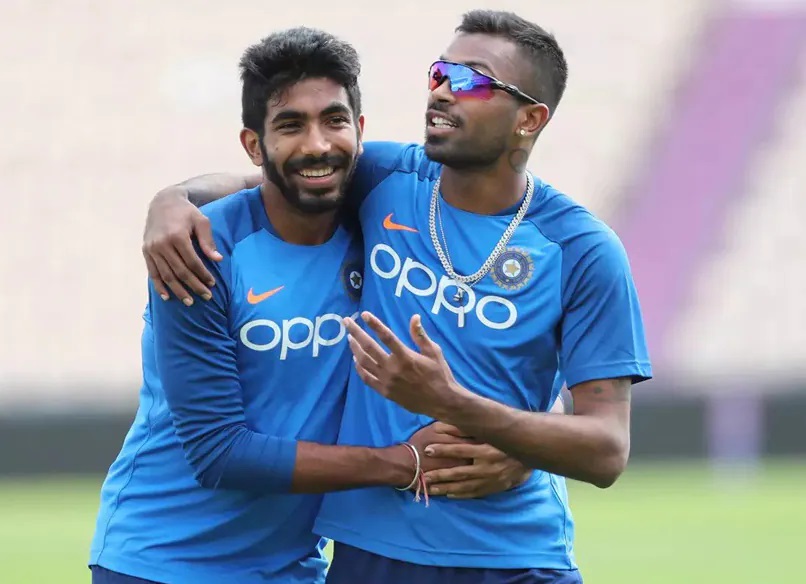 Jasprit Bumrah and Hardik Pandya | Twitter