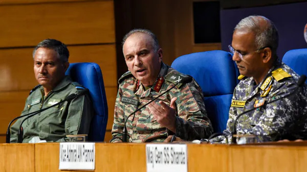 Indian DGMOs in press conference | X