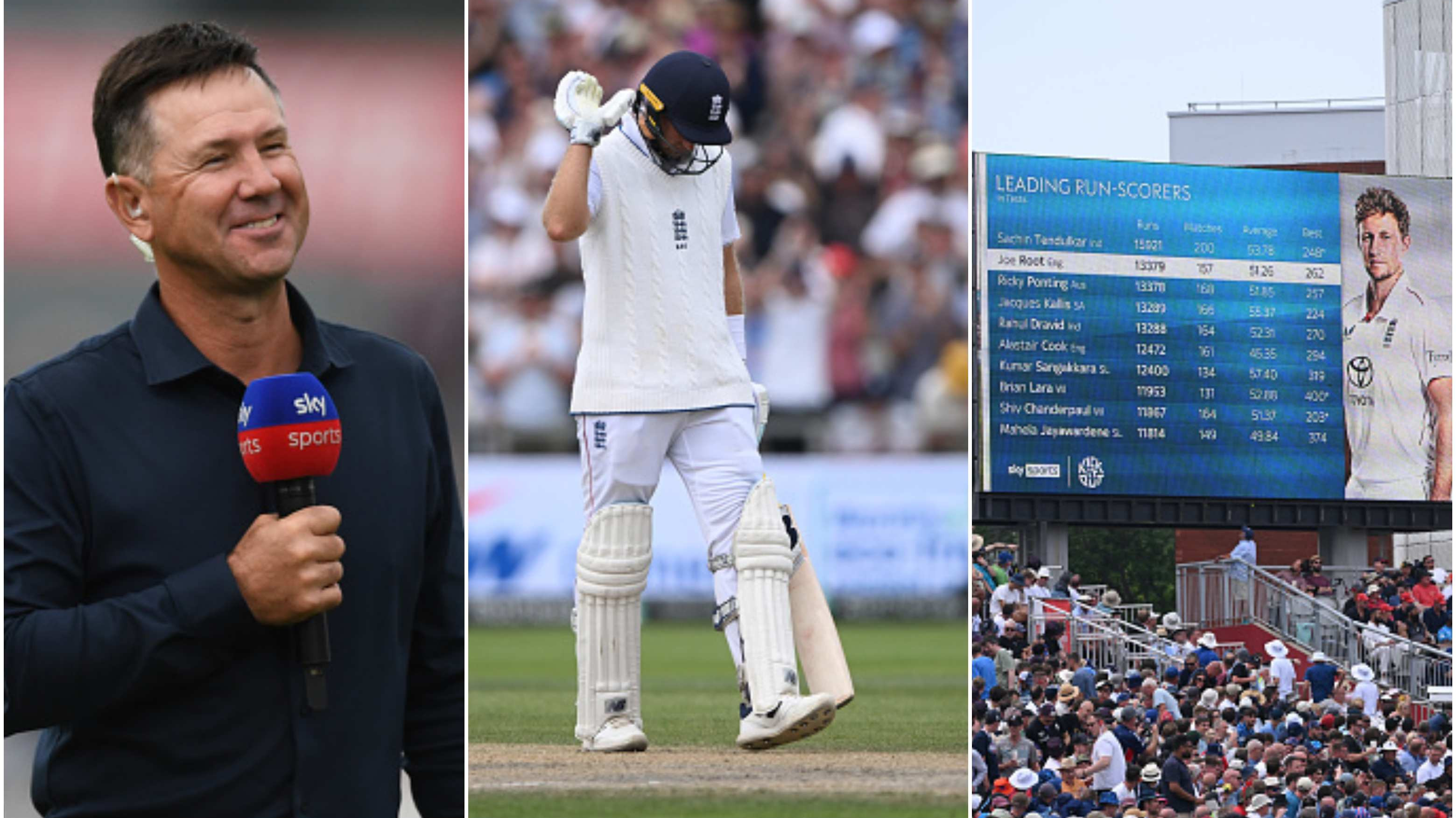 WATCH: Joe Root overtakes Ricky Ponting to become 2nd highest run-scorer in Tests; gets congratulated by Australian legend on-air