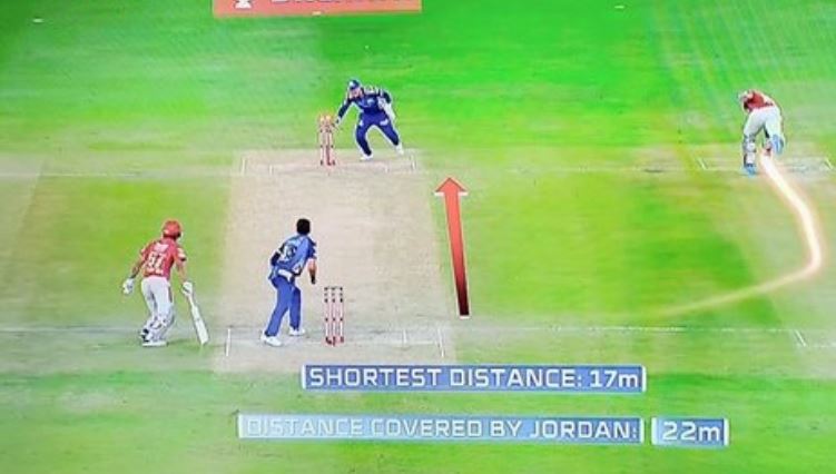 Jordan's second run attracted criticism from all corners | screengrab 