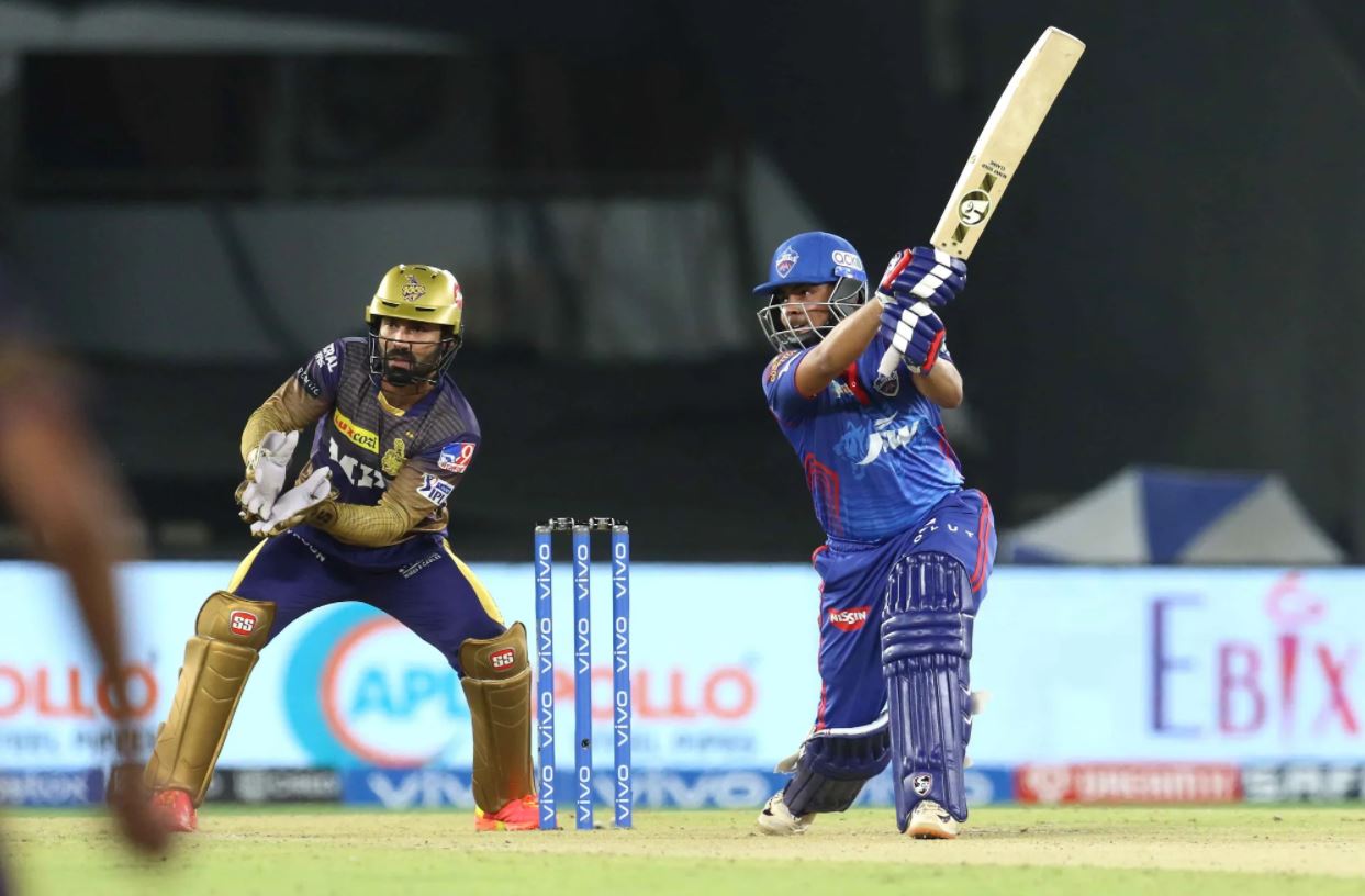 Prithvi Shaw hit six boundaries in an over against KKR | BCCI/IPL
