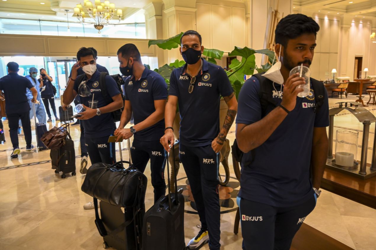 Indian players checked in at Colombo’s Taj Samudra hotel on 28 June | Getty