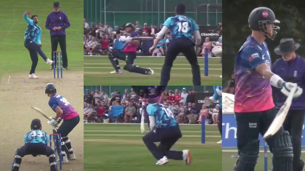 Kuldeep Yadav dismissed Ben Stokes| X