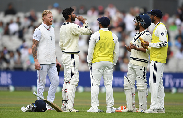 Stokes argues with Jadeja and Sundar after their refusal to shake hands in 4th Test | Getty