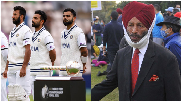 WTC 2021 Final: Team India wear black armbands in memory of Milkha Singh