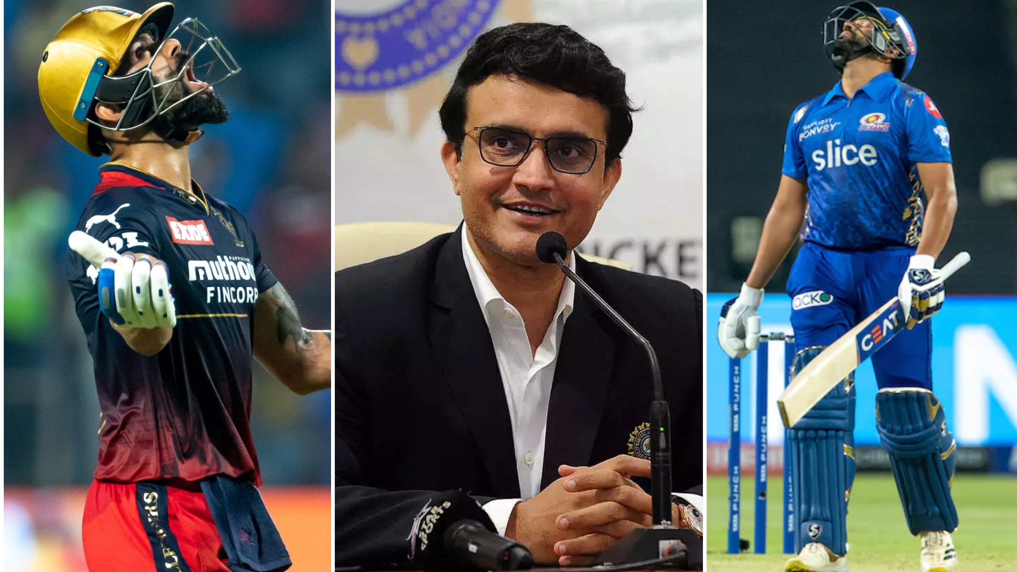 IPL 2022: “The World Cup is far away”, Sourav Ganguly not worried about the form of Rohit or Virat
