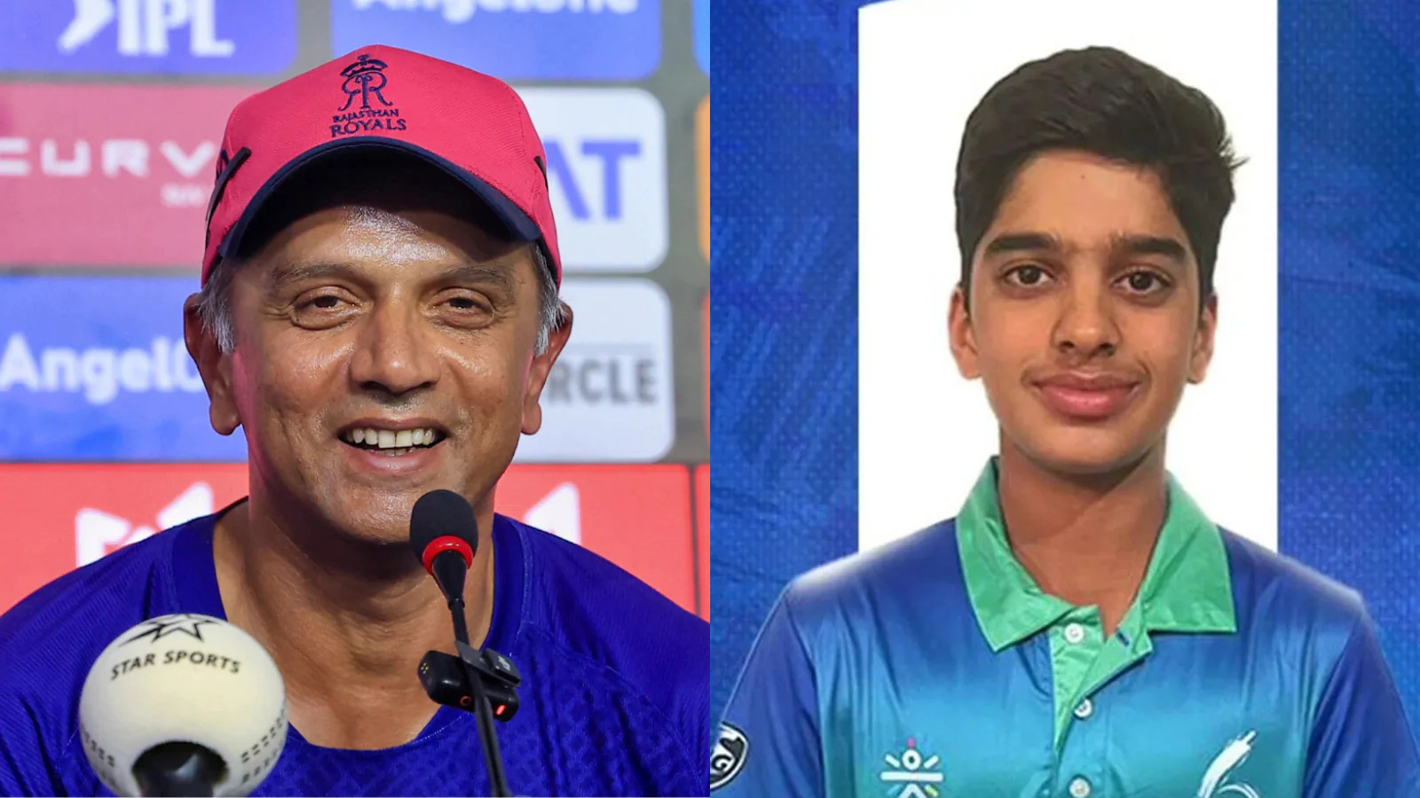 Rahul Dravid and Anvay Dravid | X