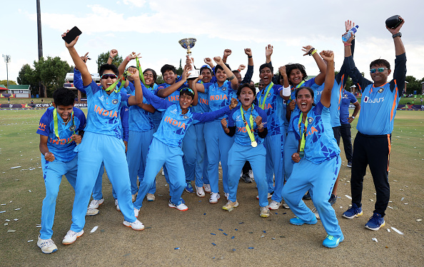 India clinched the inaugural ICC Women's U-19 T20 World Cup title | Getty