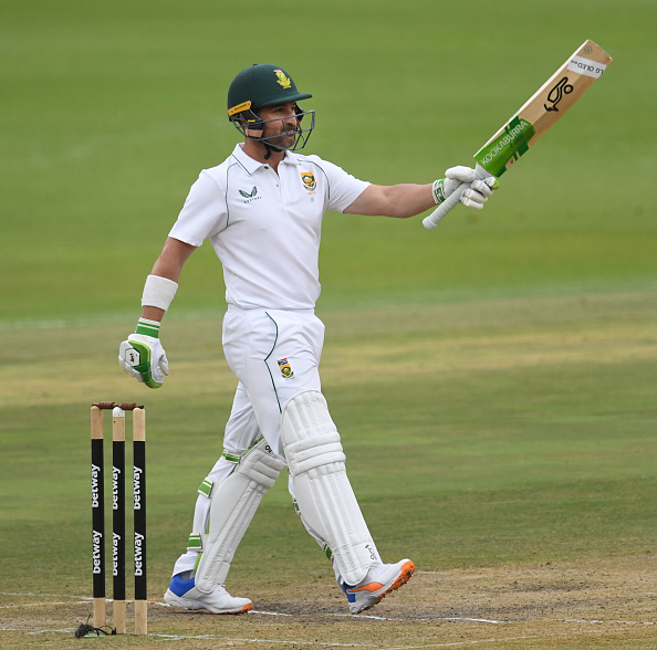 Dean Elgar made 96* helping SA chase down 240 runs and win the 2nd test | Getty