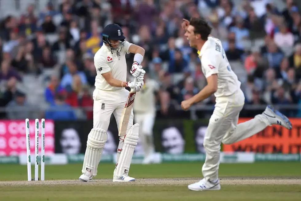 Root was castled by Cummins in the first over itself leaving England 0/2 in chase of 383 runs | Getty
