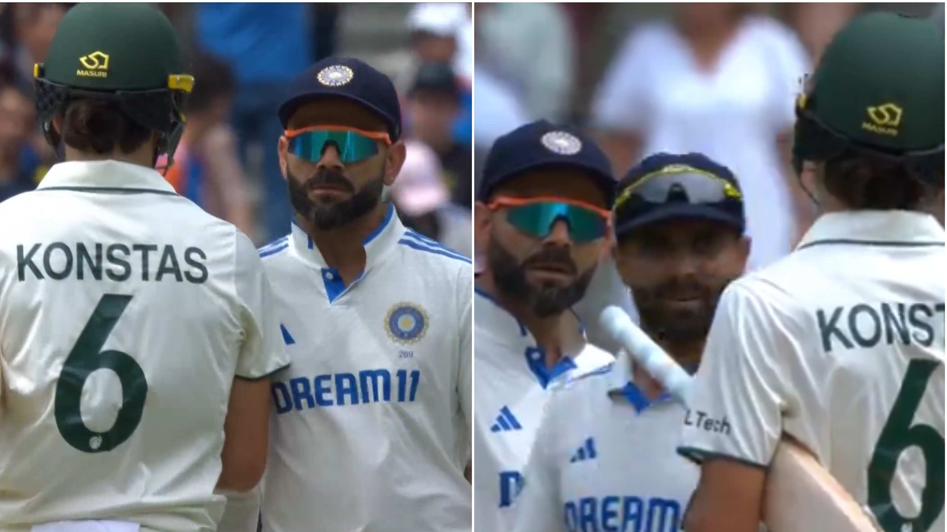 BGT 2024: WATCH – Virat Kohli shoulders debutant Sam Konstas mid-pitch as tempers flare in Boxing Day Test