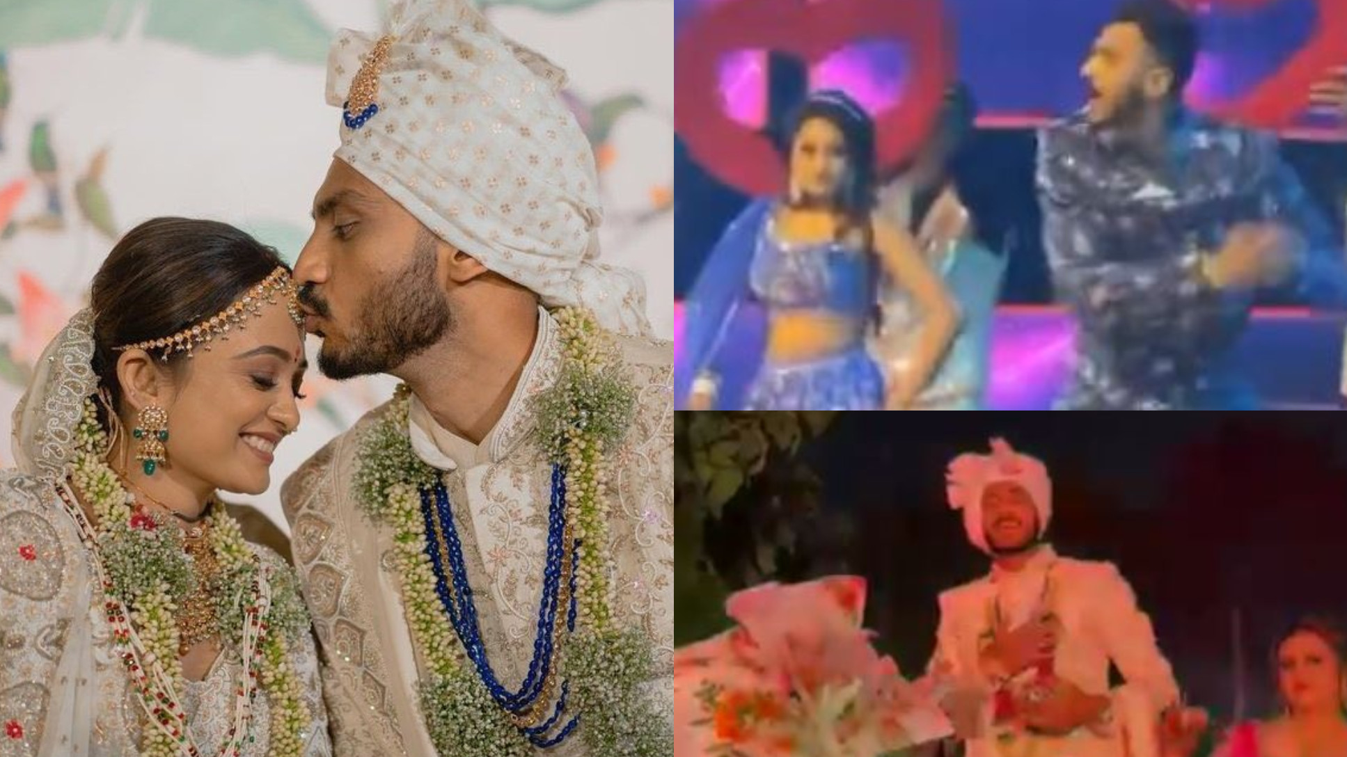 WATCH- Akshar Patel marries fiancee Meha; shows off his dance moves in the wedding functions