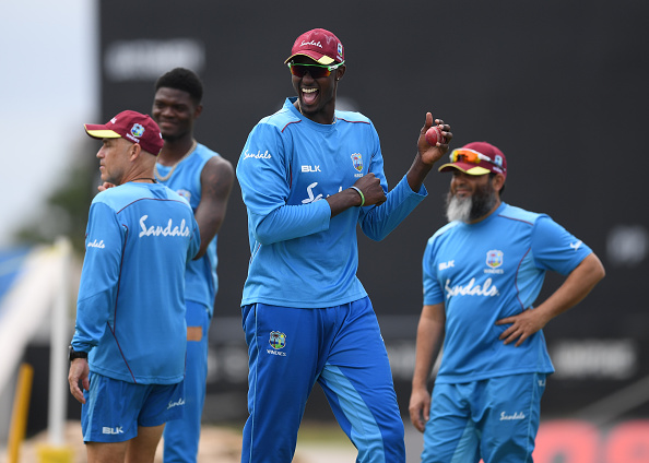 West Indies players during net session in Antigua | Getty Images