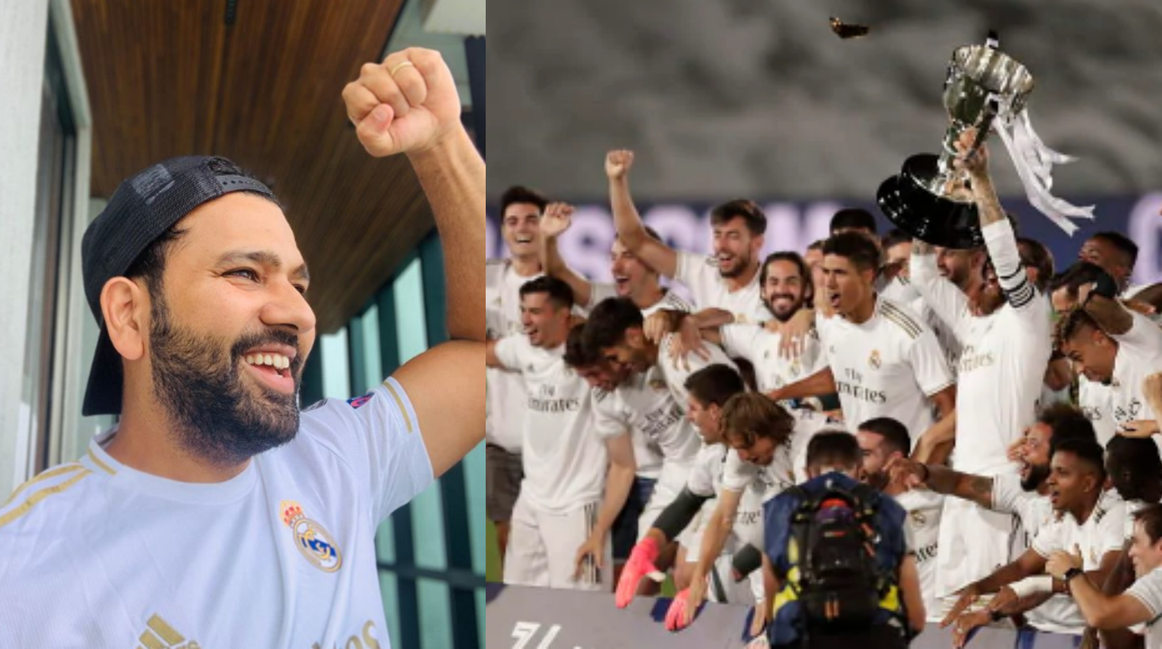Rohit celebrates Real Madrid's La Liga win | Instagram