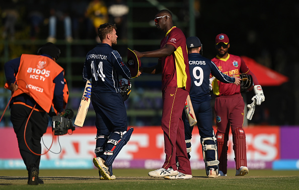 West Indies were outplayed by Scotland | Getty