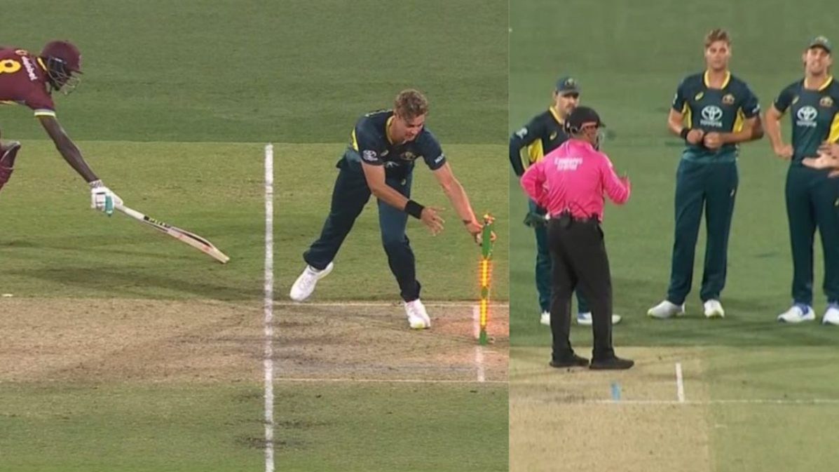 AUS v WI 2024: WATCH – Australia denied Alzarri Joseph’s run out in second T20I as players fail to appeal