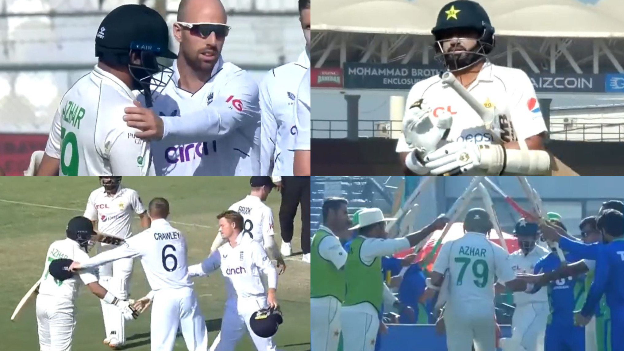 PAK v ENG 2022: ‘For the final time’- Azhar Ali bids emotional farewell; receives guard of honor after his final Test innings