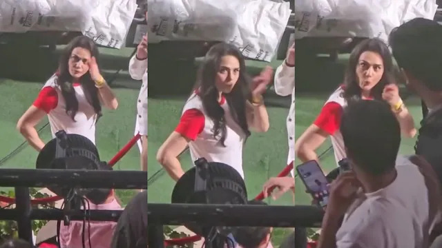 Preity Zinta seen requesting fans to leave Dharamshala stadium | X