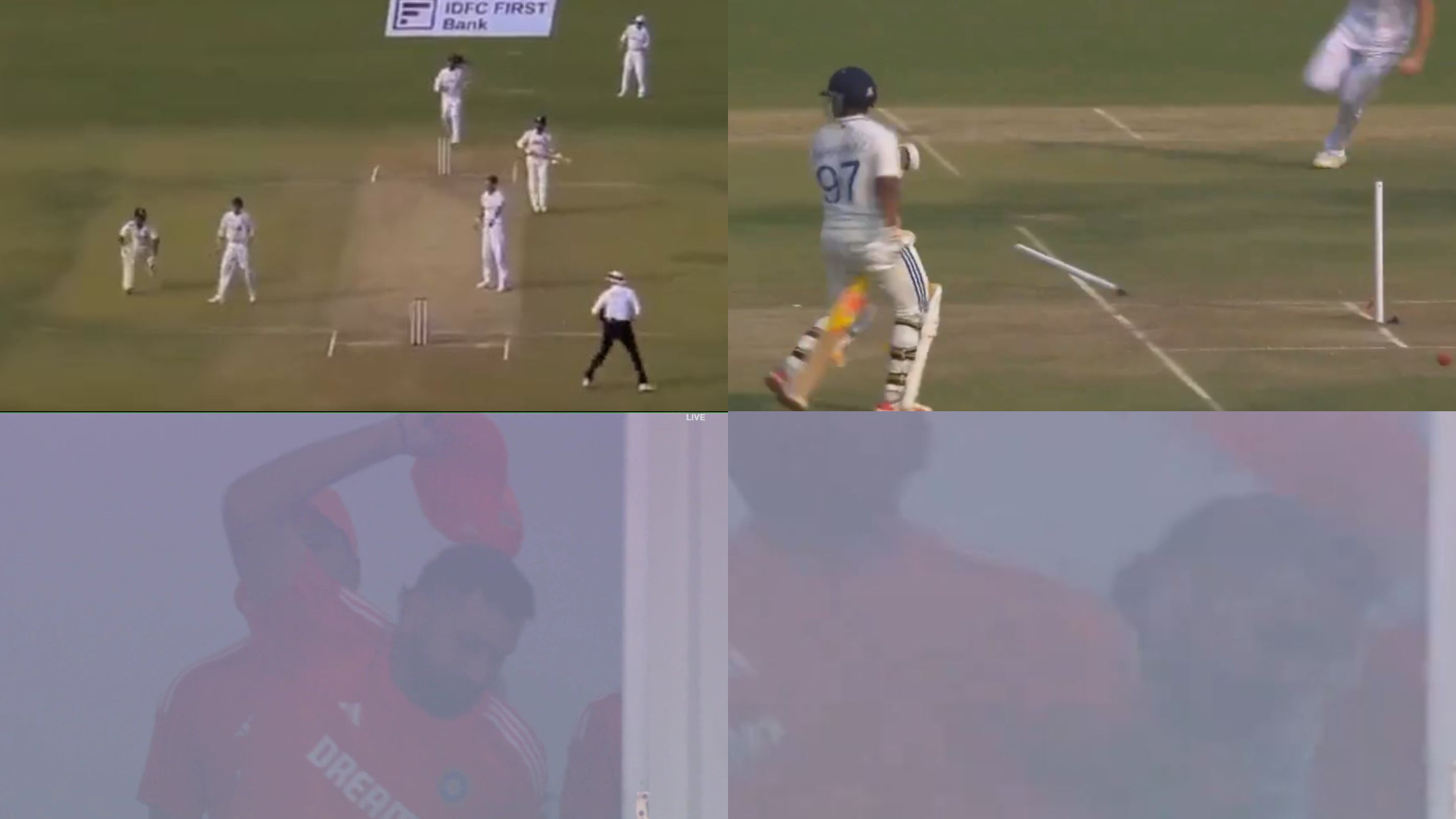 IND v ENG 2024: WATCH- Rohit Sharma throws his cap in anger after Sarfaraz Khan gets run out