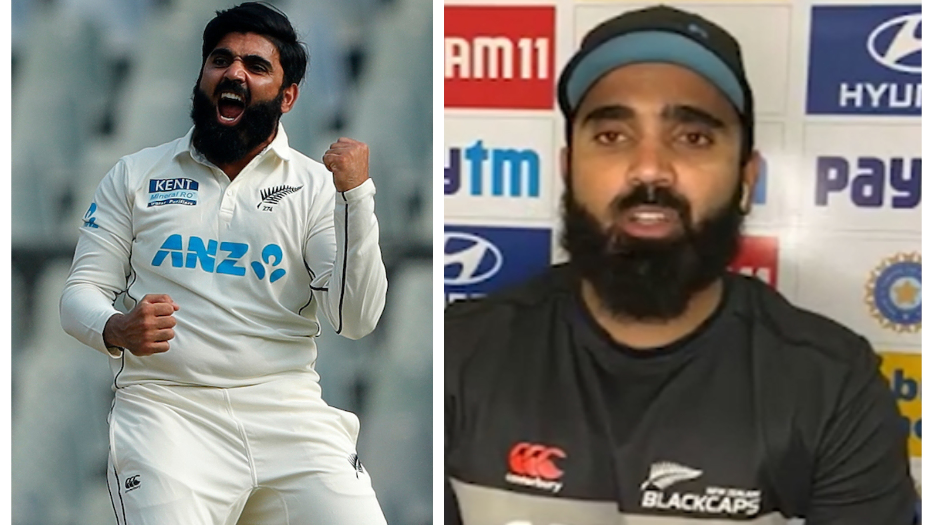 IND v NZ 2021: “One of the greatest cricketing days of my life”, says Ajaz Patel after taking all 10 Indian wickets