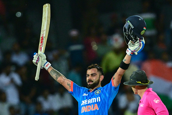 Virat Kohli became only the 5th batter to go past 13000 ODI runs | Getty