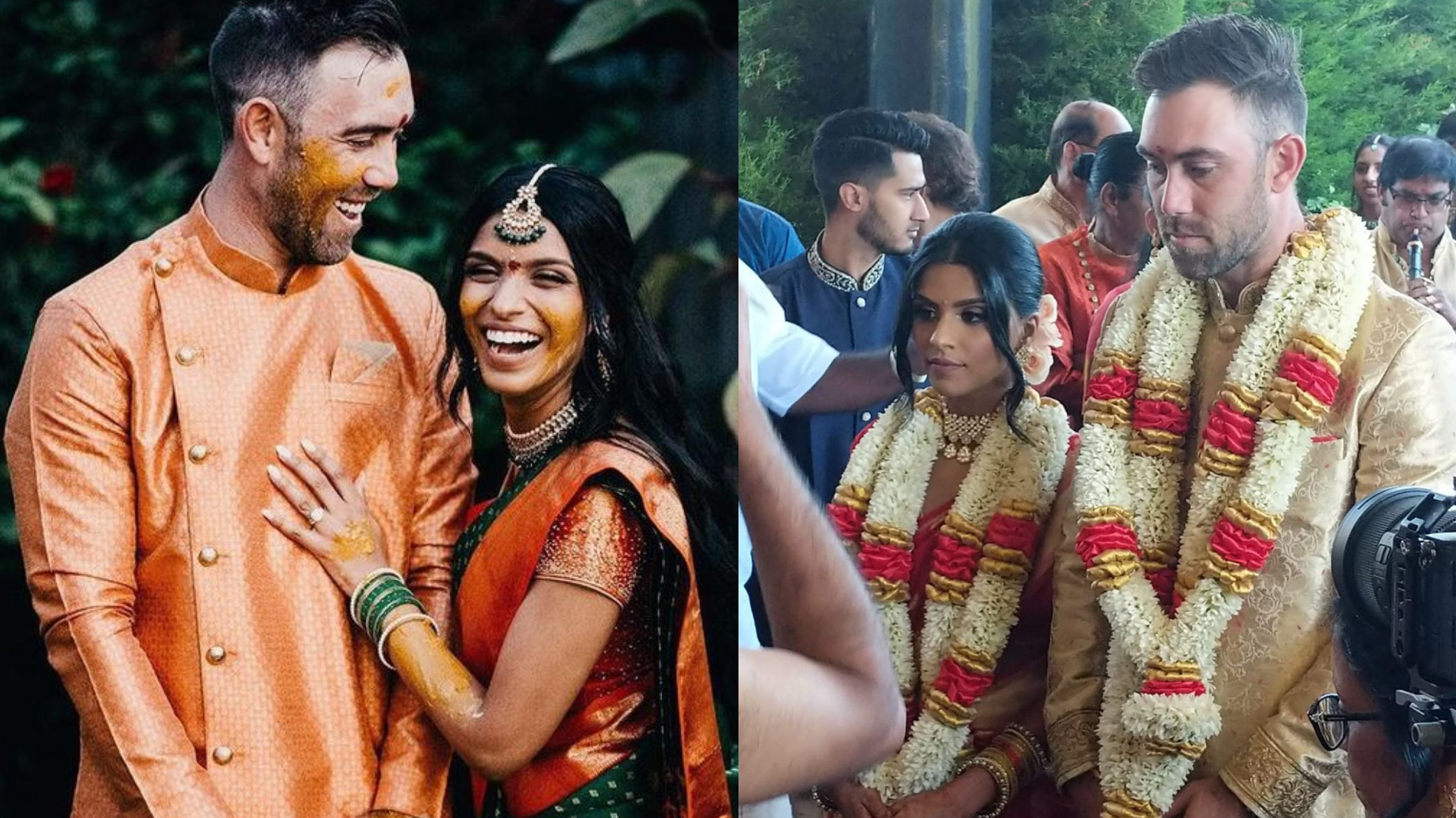 WATCH- Glenn Maxwell and Vini Raman tie knot in a traditional Indian wedding ceremony; videos go viral