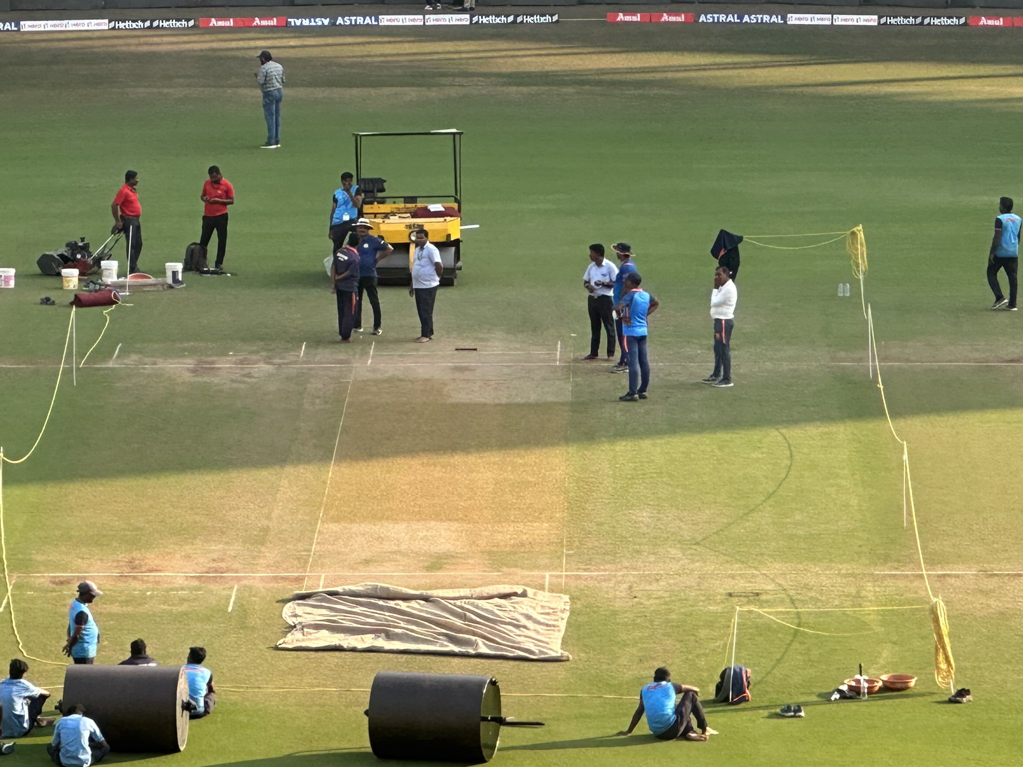 Nagpur Stadium pitch for 1st Test  | Twitter