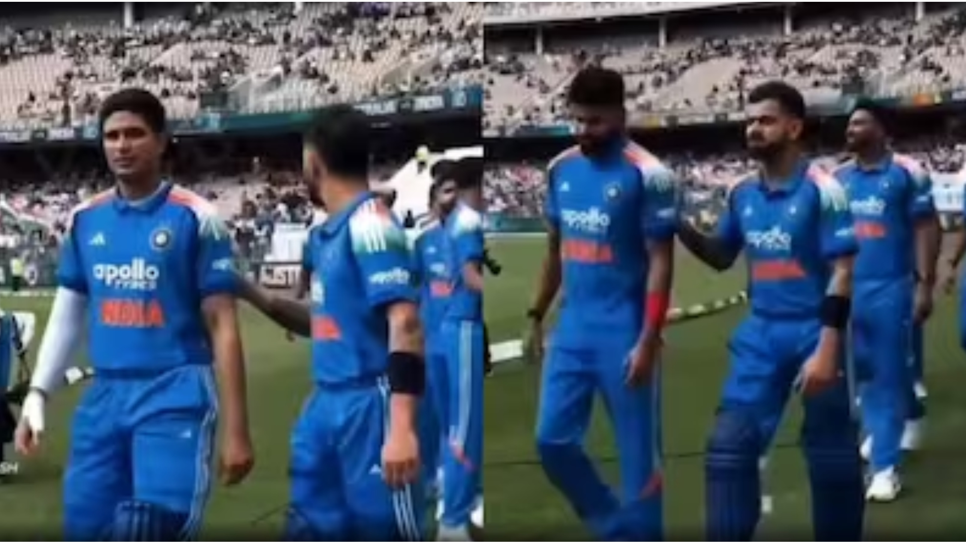 AUS v IND 2025: WATCH – Virat Kohli wins hearts with his respectful gesture for Shubman Gill, Shreyas Iyer ahead of 1st ODI