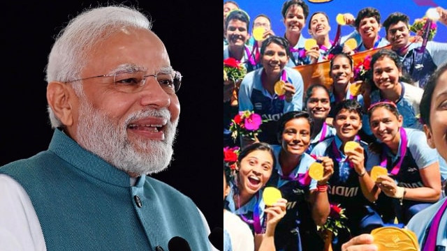 PM Narendra Modi congratulates India Women for winning gold at Asian Games 2022