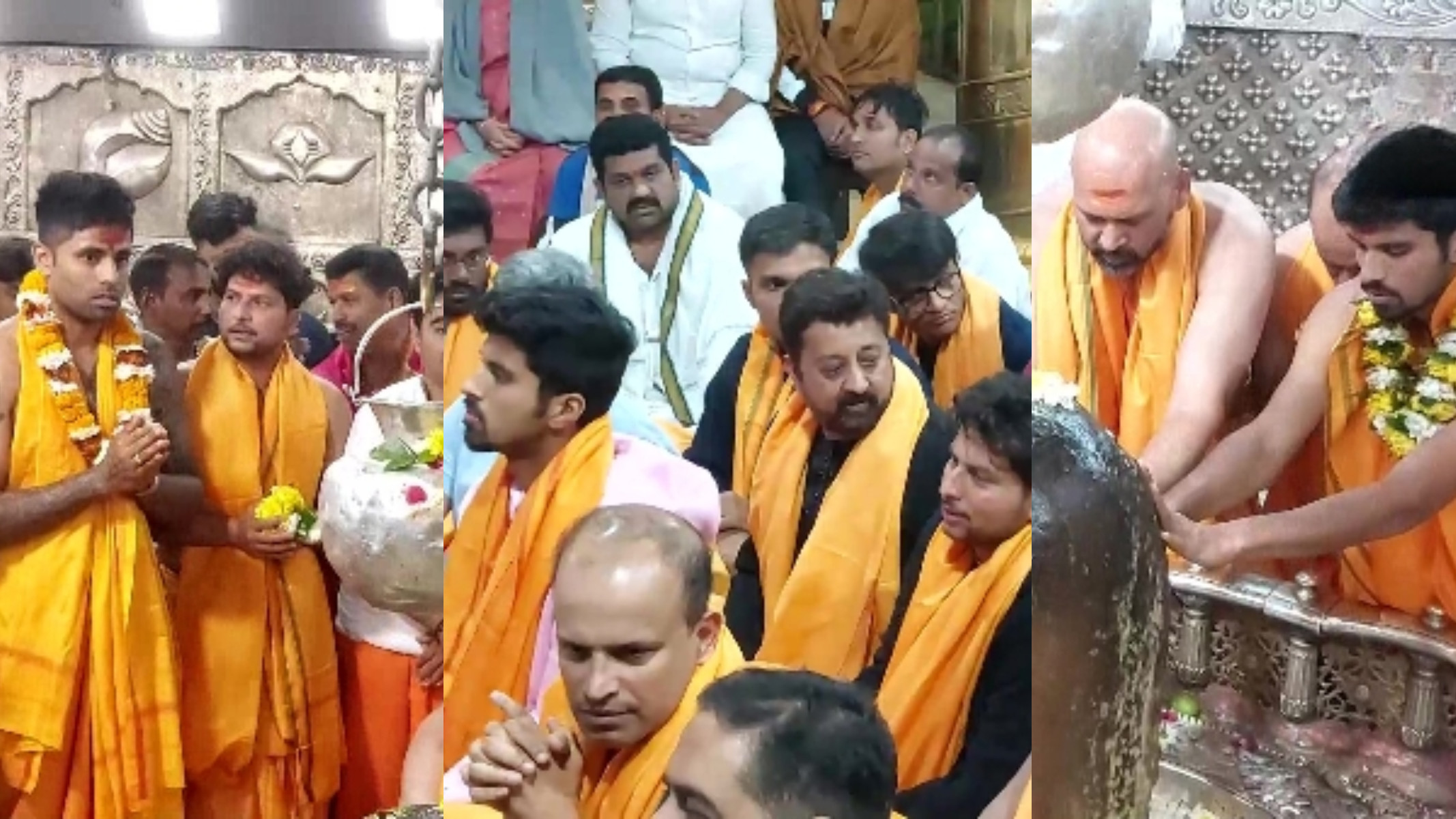 Indian team members visits Ujjain’s Mahakaleshwar Temple; pray for Rishabh Pant’s recovery