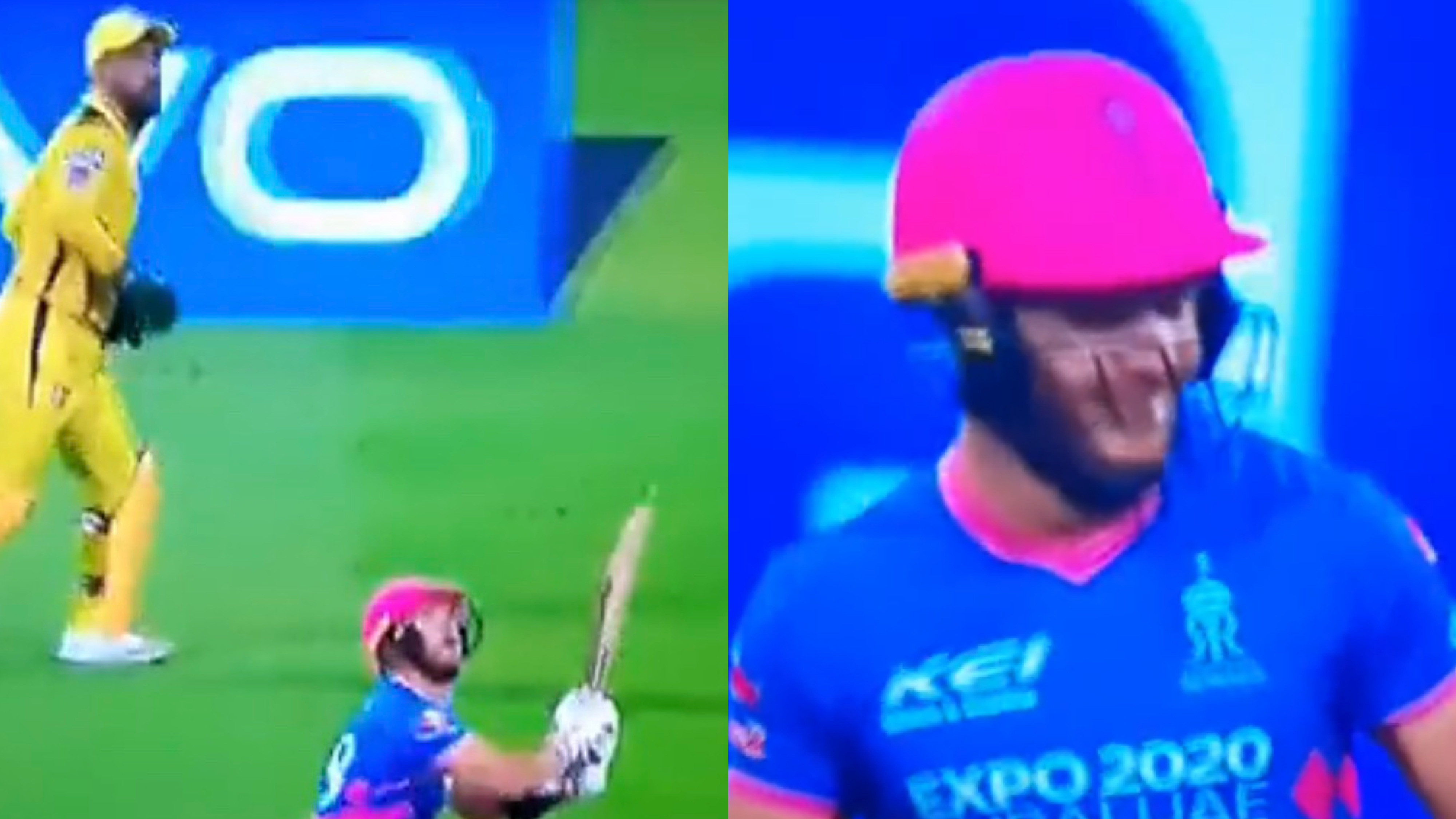 IPL 2021: WATCH - Glenn Phillips runs off to hit the ball after it slipped from Sam Curran's hand