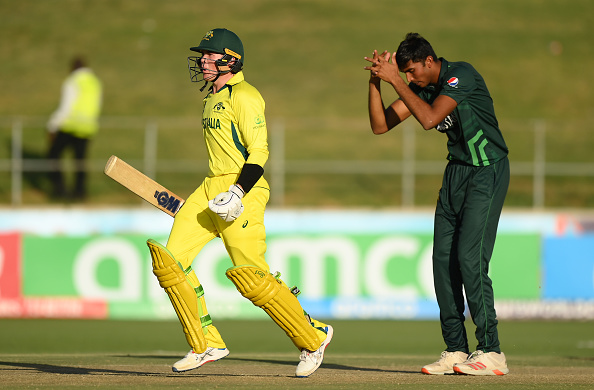  Rafael MacMillan of Australia celebrates after hitting the winning run | Getty