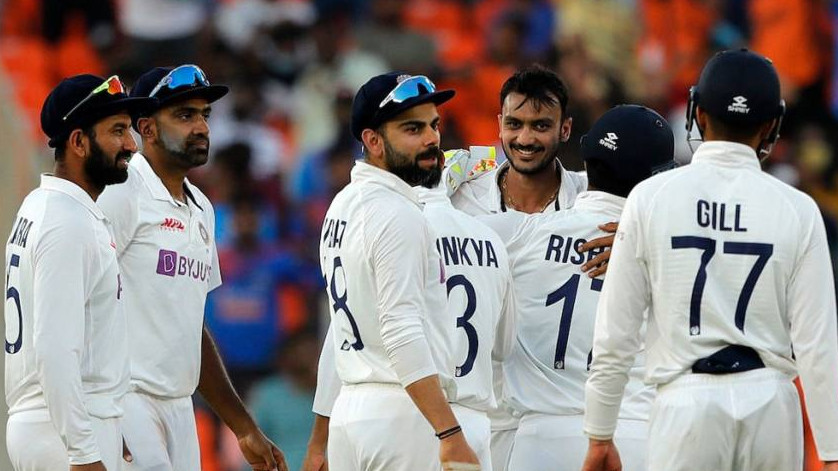 IND v ENG 2021: Team India members celebrate the 10-wicket win in third Test over England