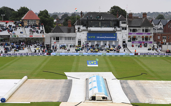 Play on Day 2 was called off after rain played a spoilsport | Getty