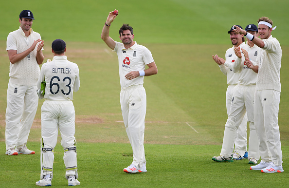 James Anderson became the 4th bowler to take 600 Test wickets | Getty Images