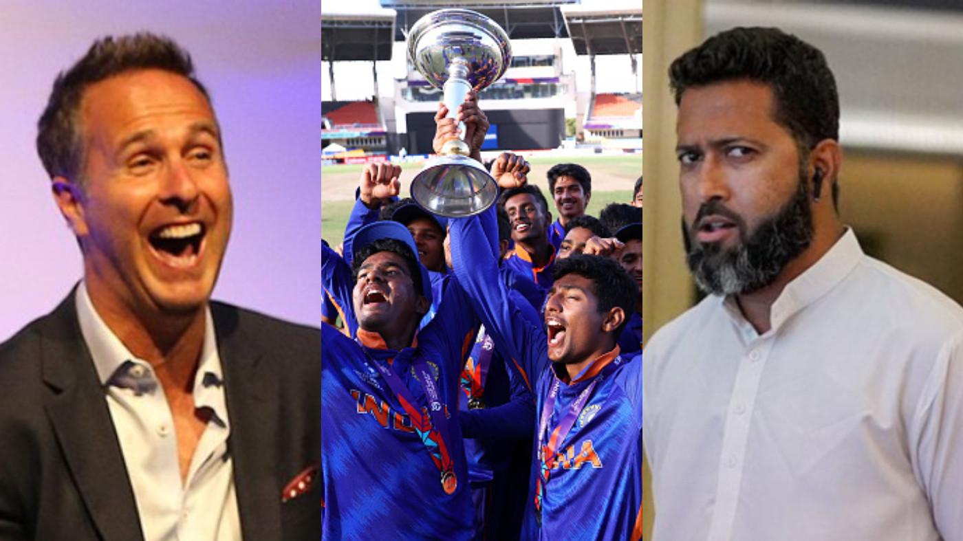 U19 CWC 2022: Jaffer roasts Vaughan over India U19's World Cup win, gets a jibe at India's senior team in response