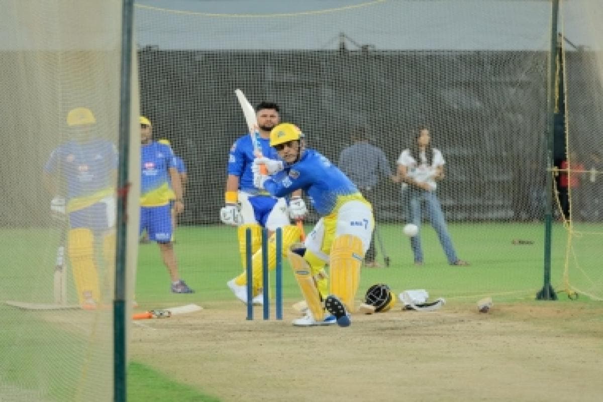 Dhoni was fully fit while practising for CSK | Twitter