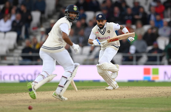 Virat Kohli and Cheteshwar Pujara had a good partnership on Day 3 of Leeds Test match | Getty