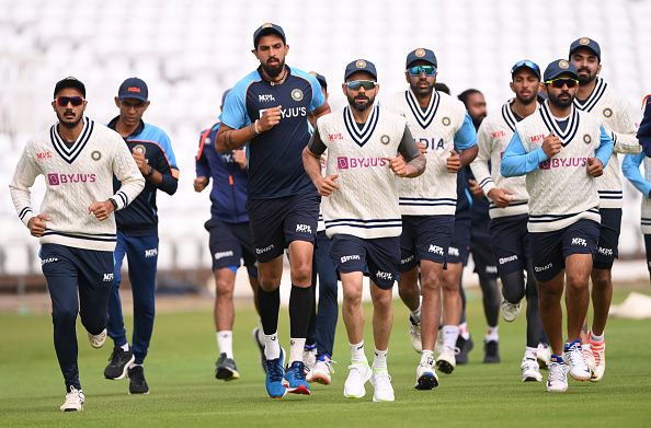 Team India training ahead of the first Test match at Trent Beidge | Getty