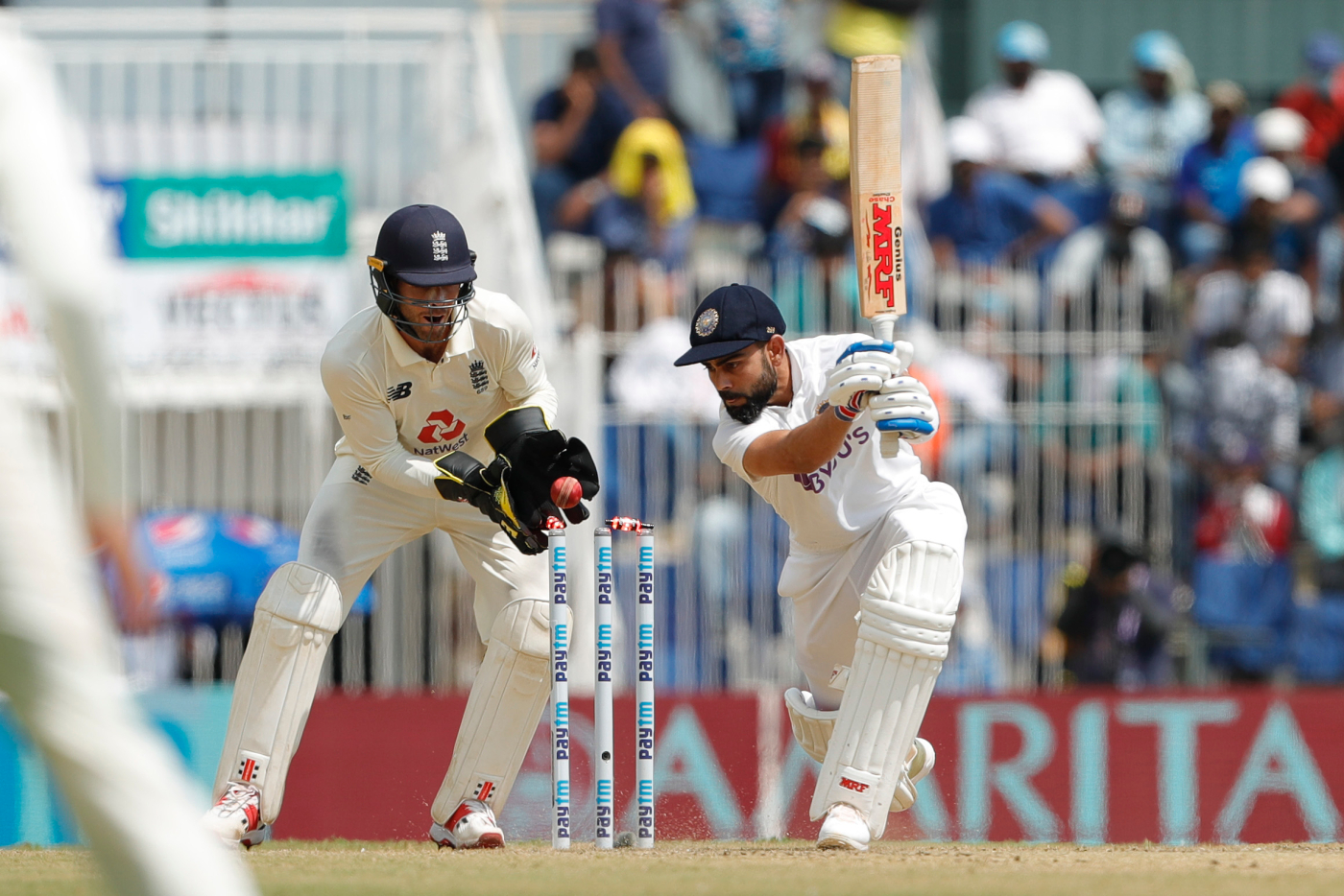 Virat Kohli was dismissed for a duckon Day 1 in Chennai | BCCI