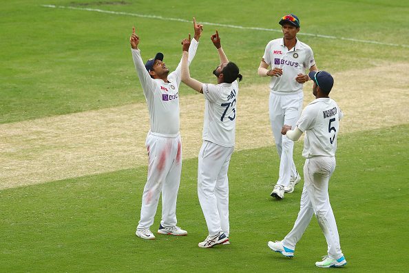 Mohammed Siraj celebrating his fifer | GETTY 