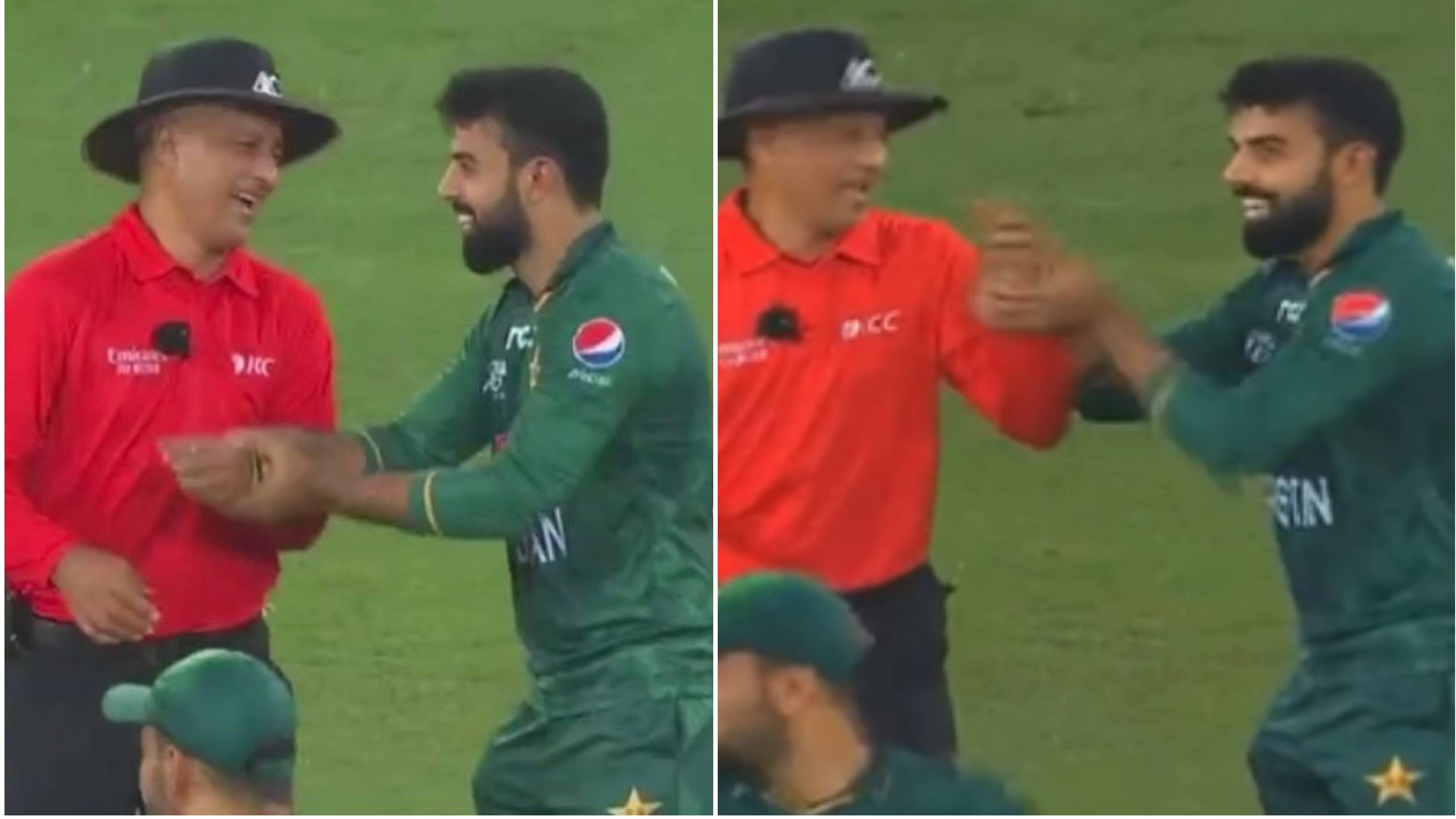Asia Cup 2022: WATCH – Shadab Khan hilariously raises umpire's finger after DRS rules Bhanuka Rajapaksa not out